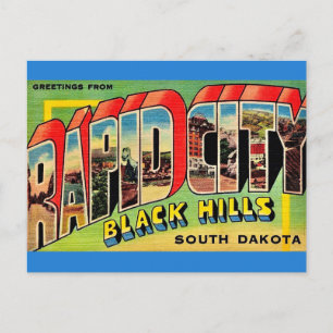 Tarjeta de salutación de Rapid City SD