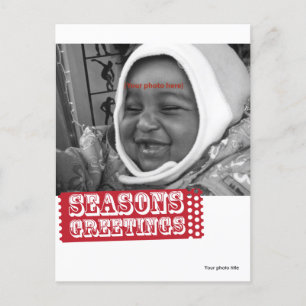 Tarjeta de salutación de temporada