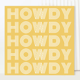 Tarjeta de salutación Howdy Southern Charm