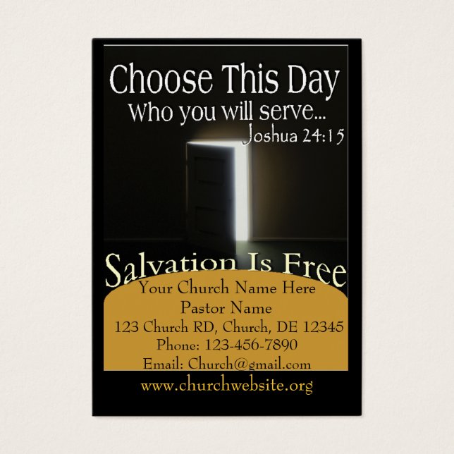 Tarjeta de salvación: Puerta a la Salvación (Frente)