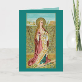 Tarjeta de San Agnés de Roma (BC 01)