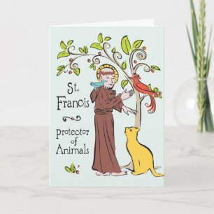 Tarjeta de San Francisco de Asís, Protector de Ani