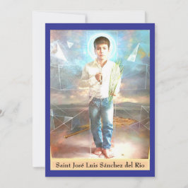 Tarjeta de San José Luis Sánchez del Río