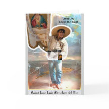 Tarjeta de San José Luis Sánchez del Río