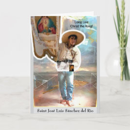 Tarjeta de San José Luis Sánchez del Río