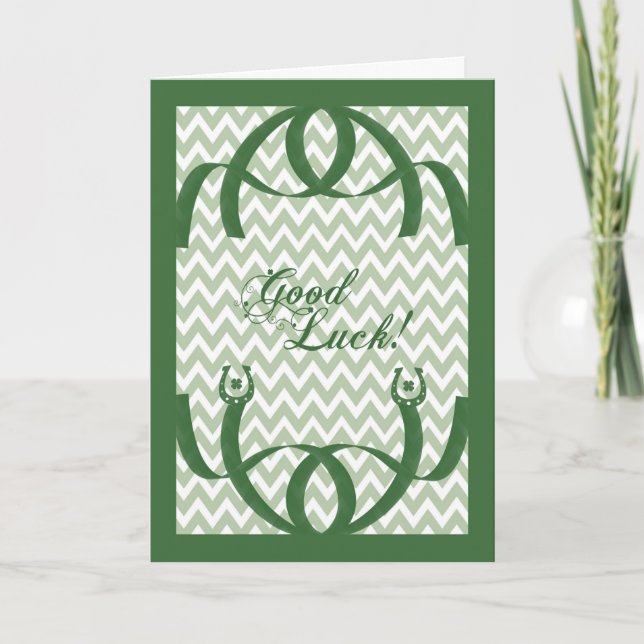 Tarjeta de San Patricio Buena Suerte Religiosa (Anverso)