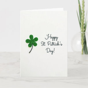 Tarjeta de San Patricio de Trébol Esmeralda