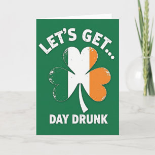 Tarjeta de San Patricio para Emborracharnos de Día