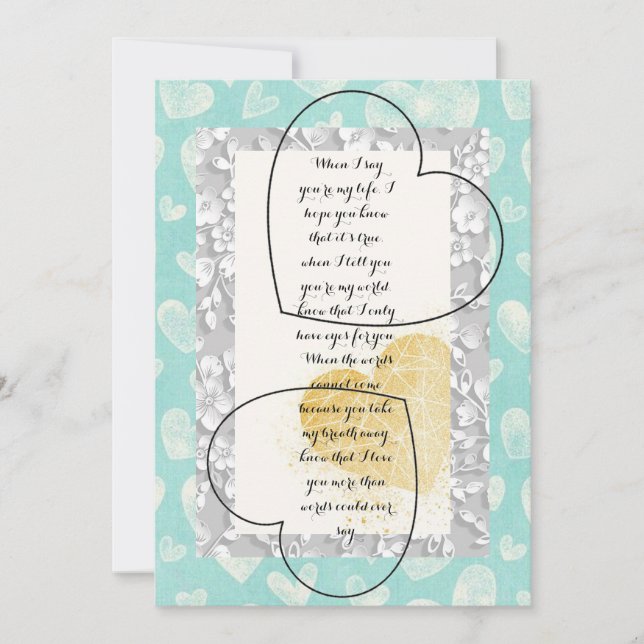 Tarjeta de San Valentín (Anverso)