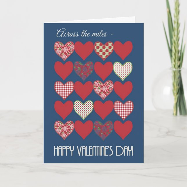Tarjeta de San Valentín 'A través de las millas",  (Anverso)