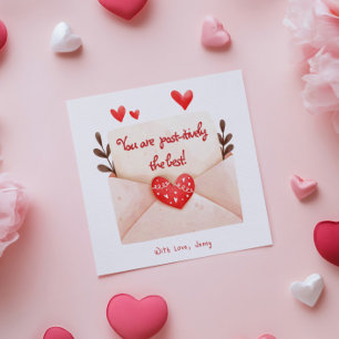 Tarjeta de San Valentín absolutamente la mejor