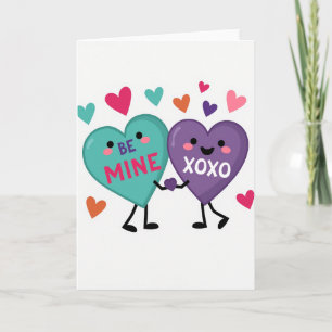 Tarjeta de San Valentín Be Mine Xoxo