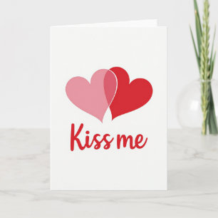 Tarjeta de San Valentín Bésame