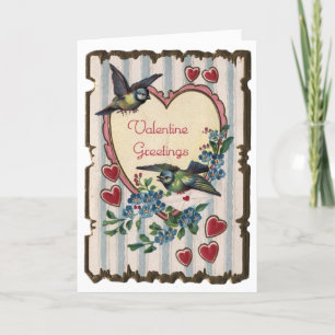 Tarjeta de San Valentín Bluebirds