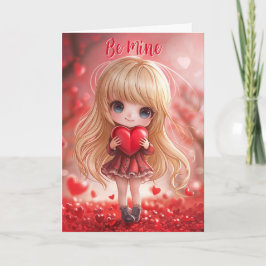 Tarjeta de San Valentín Chibi 99.9% Perfecta