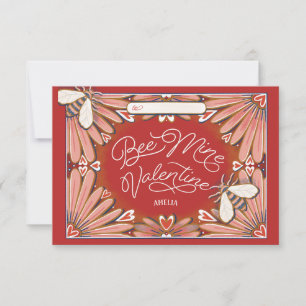 Tarjeta de San Valentín color rosa rojo de las flo