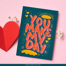 Tarjeta de San Valentín con Cita de Amor con Letra