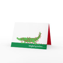 Tarjeta de San Valentín de amor de lagarto