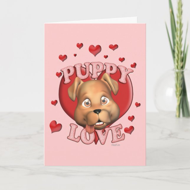 Tarjeta de San Valentín de amor de pipa (Anverso)