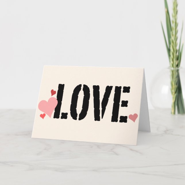 Tarjeta de San Valentín de amor platónico (Anverso)