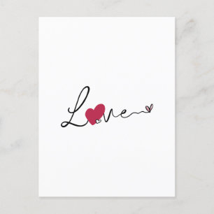 Tarjeta de San Valentín de Amor Simple