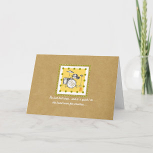 Tarjeta de San Valentín de batería La última campa