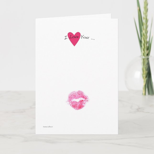 Tarjeta de San Valentín de Beso (Anverso)
