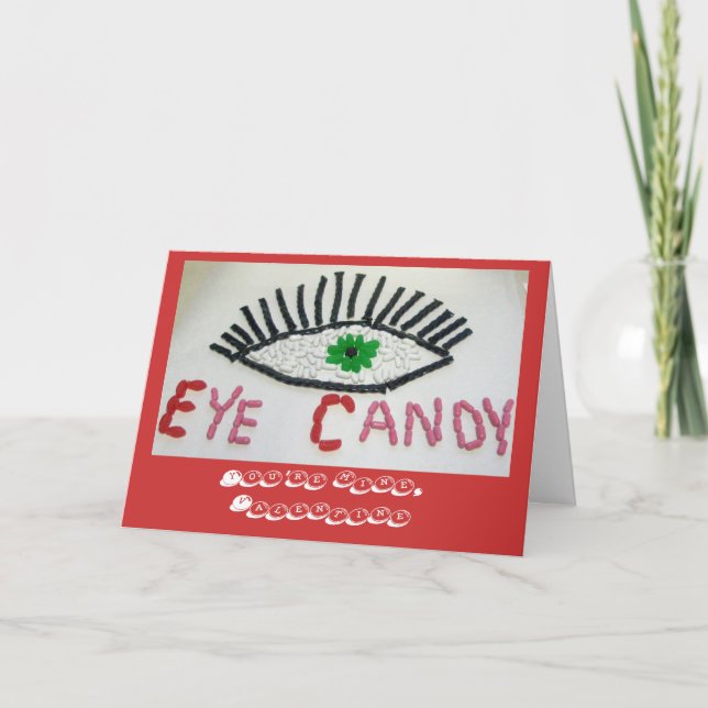 Tarjeta de San Valentín de Candy Oye (Anverso)