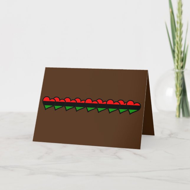 Tarjeta de San Valentín de chocolate (Anverso)