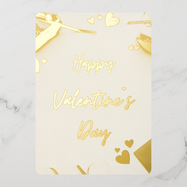 tarjeta de San Valentín de corazón (Anverso)