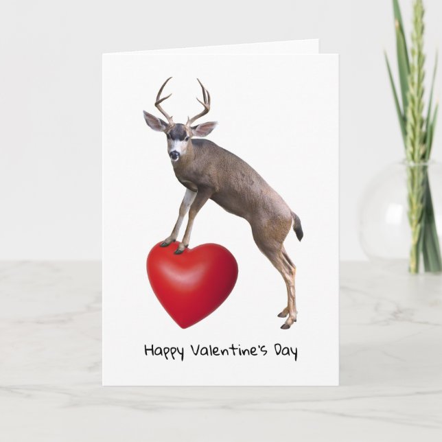 Tarjeta de San Valentín de Corazón de Cerebro (Anverso)