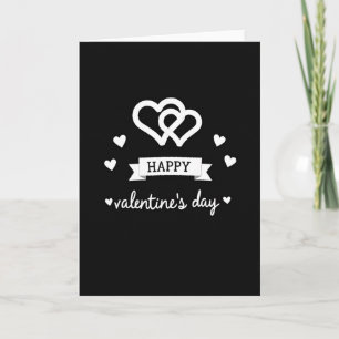 Tarjeta de San Valentín de Corazones Entrelazados