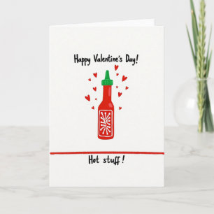 Tarjeta de San Valentín de Cosas Calientes
