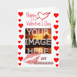 Tarjeta de San Valentín de foto personalizada para