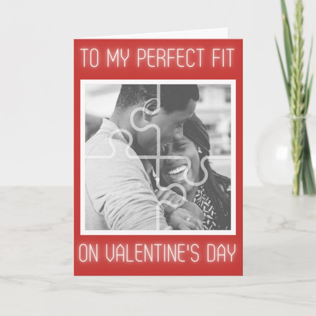 Tarjeta de San Valentín de fotos del Personalizado (Anverso)