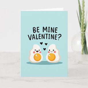 Tarjeta de San Valentín de Huevo Sé Mío