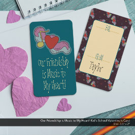 Tarjeta de San Valentín de la Escuela de Música de