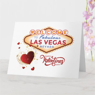 Tarjeta de San Valentín de Las Vegas