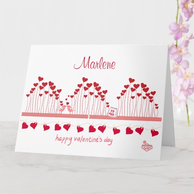 Tarjeta de San Valentín de Las Vegas (Orquídea)