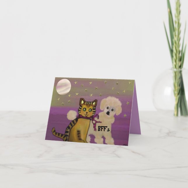 Tarjeta de San Valentín de los amigos para siempre (Anverso)