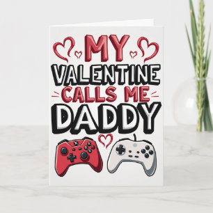 Tarjeta de San Valentín de Mi Papá Jugador