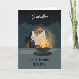 Tarjeta de San Valentín de Personalizado de pareja