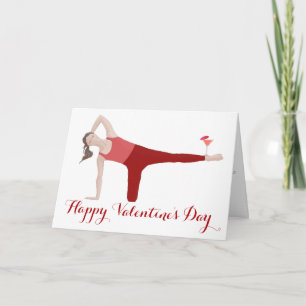 Tarjeta de San Valentín de Pilates