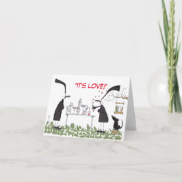 Tarjeta de San Valentín de Química