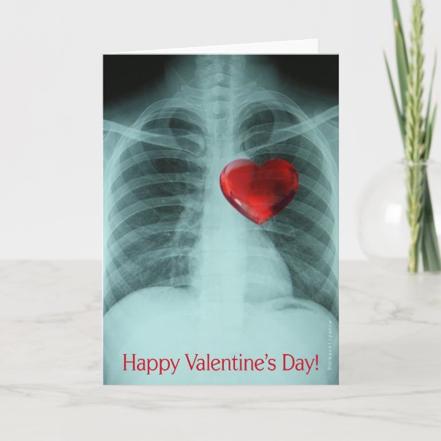 Tarjeta de San Valentín de rayos X (Anverso)