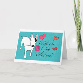 Tarjeta de San Valentín de Rex el terrier de TV