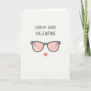 Tarjeta de San Valentín de Rosa con Buen Aspecto