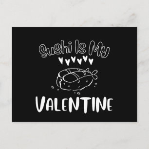 Tarjeta de San Valentín de Sushi