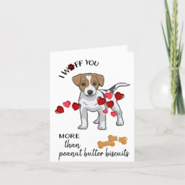 Tarjeta de San Valentín de tu perro Jack Russell T