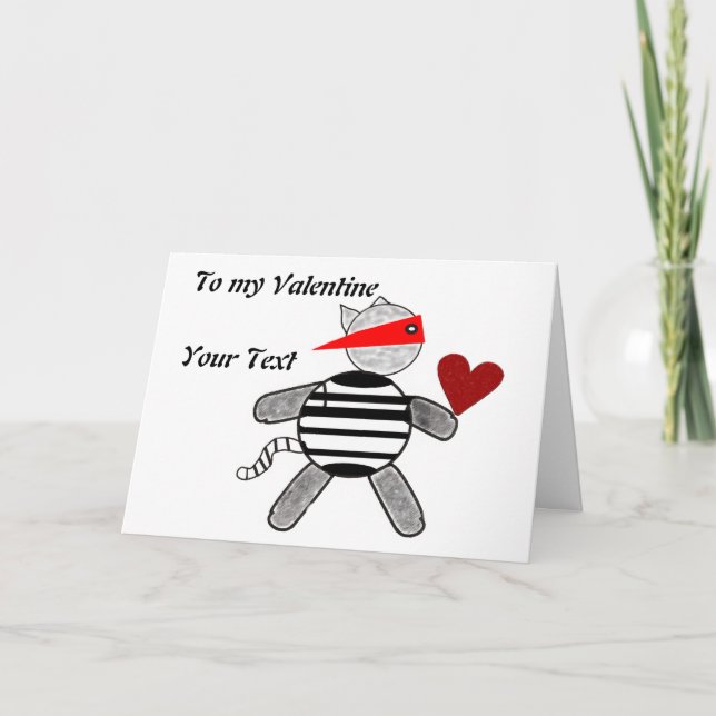 Tarjeta de San Valentín del Ladrón de Gatos (perso (Anverso)